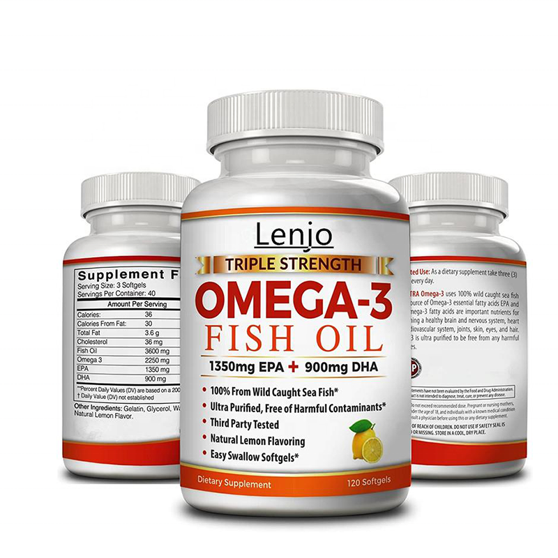Мягкий гель для рыбьего масла Omega 3 с сертификатом GMP, 1000 мг, Oem, оптом или под собственной маркой