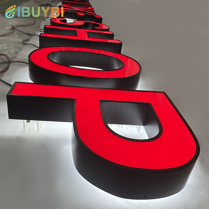 Оптовая продажа, сделанные на заказ светодиодные металлические вывески для магазина дыма из нержавеющей стали, подвесные светящиеся 3d-вывески с люминесцентными буквами для магазина