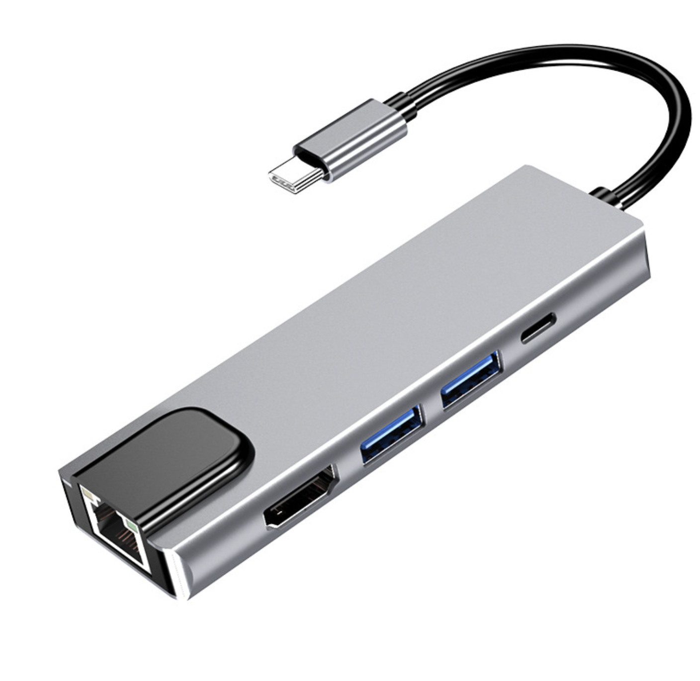 Type-c док-станция USB type-c для hd type-c usb hub-сетевая карта TYPE-C gigabit карты HD