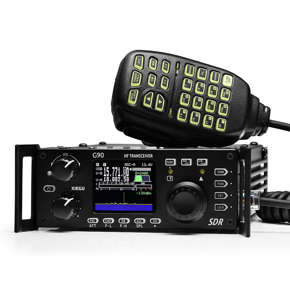 Xiegu G90 HF Radio Combination Purchase 0.5-30Mhz SDR Transceiver With G90 Cooling Fan And G90 Bracket