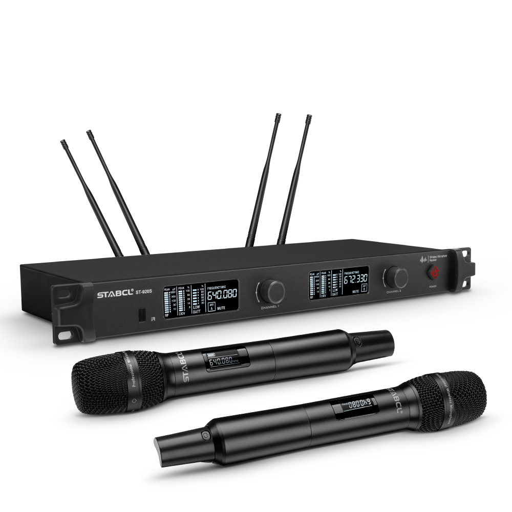 St-920s высококачественный УВЧ микрофон беспроводной микрофон Sem Fio Professional Home черный металлический Ce церкви профессиональный микрофон> 105 дБ