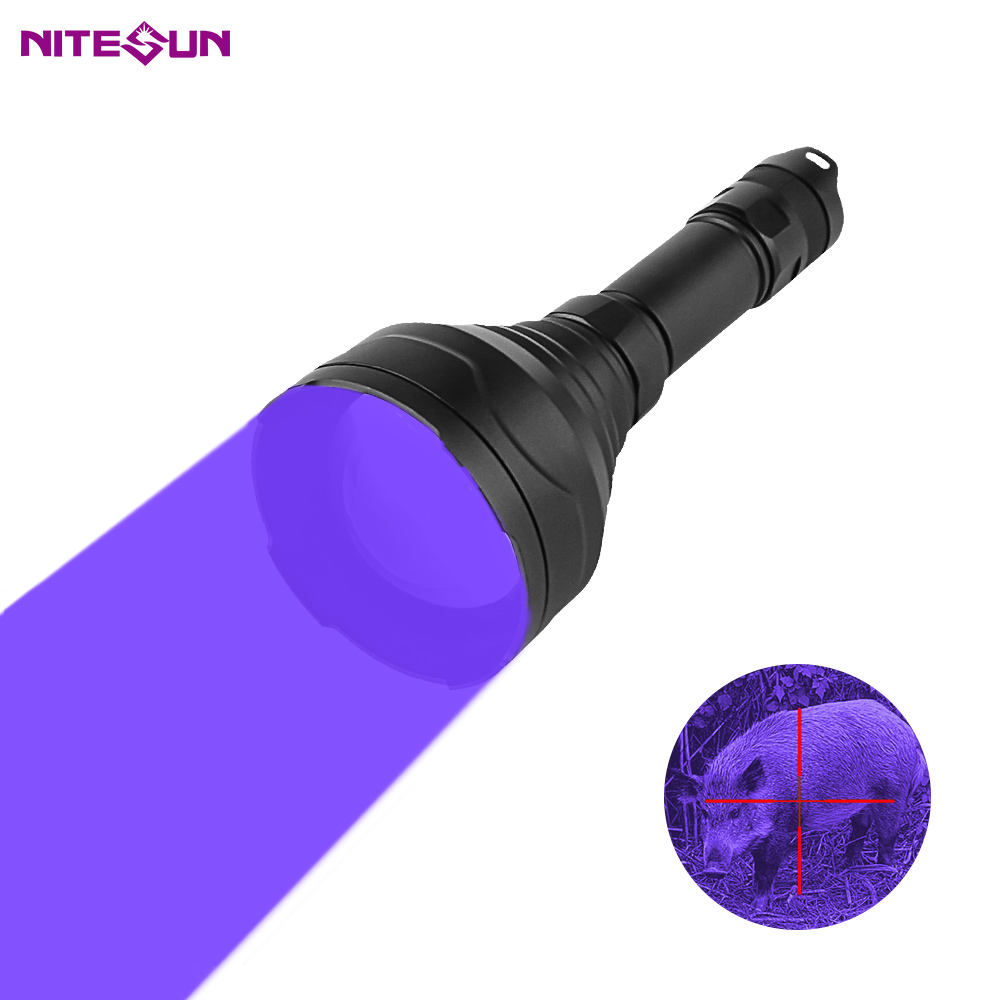 Nitesun HT12 900 м масштабируемый UV365nm ночной охотничий дальний светильник аккумуляторная батарея кролик охотничий налобный фонарь