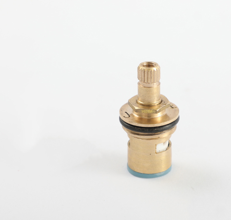 Ceramic Brass 35Mm Faucet Disc Cartridge 40mm joystick low torque blue housing color double seal home filter faucet cartridge