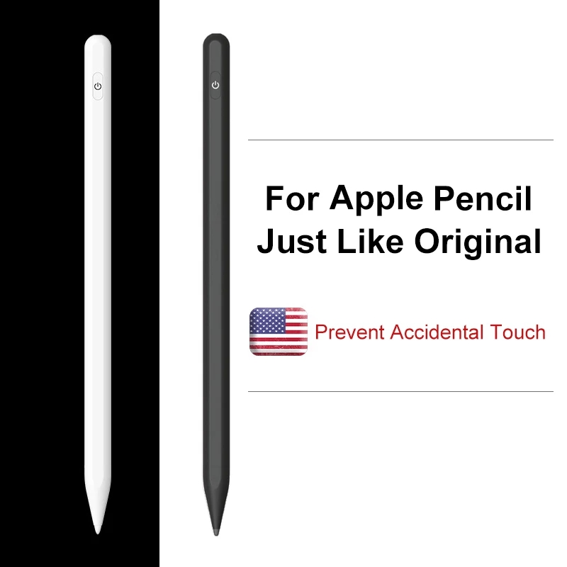 Стилус-карандаш для Apple iPad, активный стилус-карандаш для Apple pencil 2 iPad 2018 и 2019 6-го 7-го поколения/pro 3rd /mini