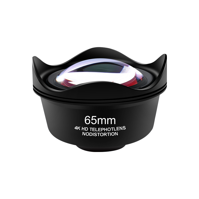 FST Customized logo camera mobile lens 65mm professional mobile phone telephoto lens