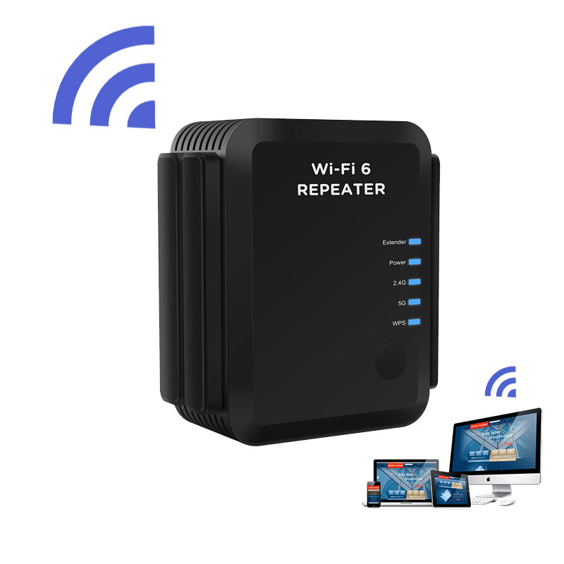 Wi-Fi 6 сетчатый расширитель диапазона 1800 Мбит/с двухдиапазонный беспроводной ретранслятор 2,4G 5G беспроводной маршрутизатор