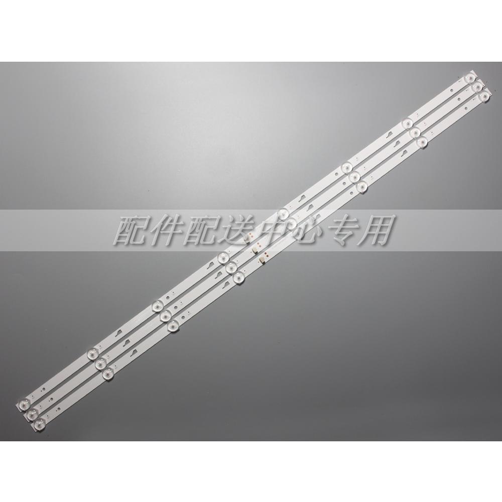 3pcs x 43 inch LED Backlight for TOSHIBA TCL TV 43L1600C 43L2600C 43L26CMC L43E9600 JL.D43081330-140FS-M 8-LEDs 3V 755mm