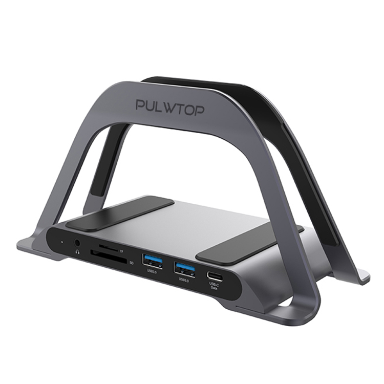 Док-станция Pulwtop портативный ноутбук 4K 30Hz аудио usb c концентратор универсальный все в одном кардридер