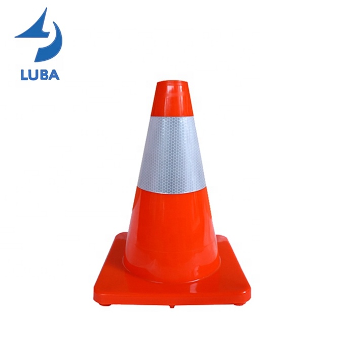 30Cm PVC Custom Size Red High Visibility Reflective Cone