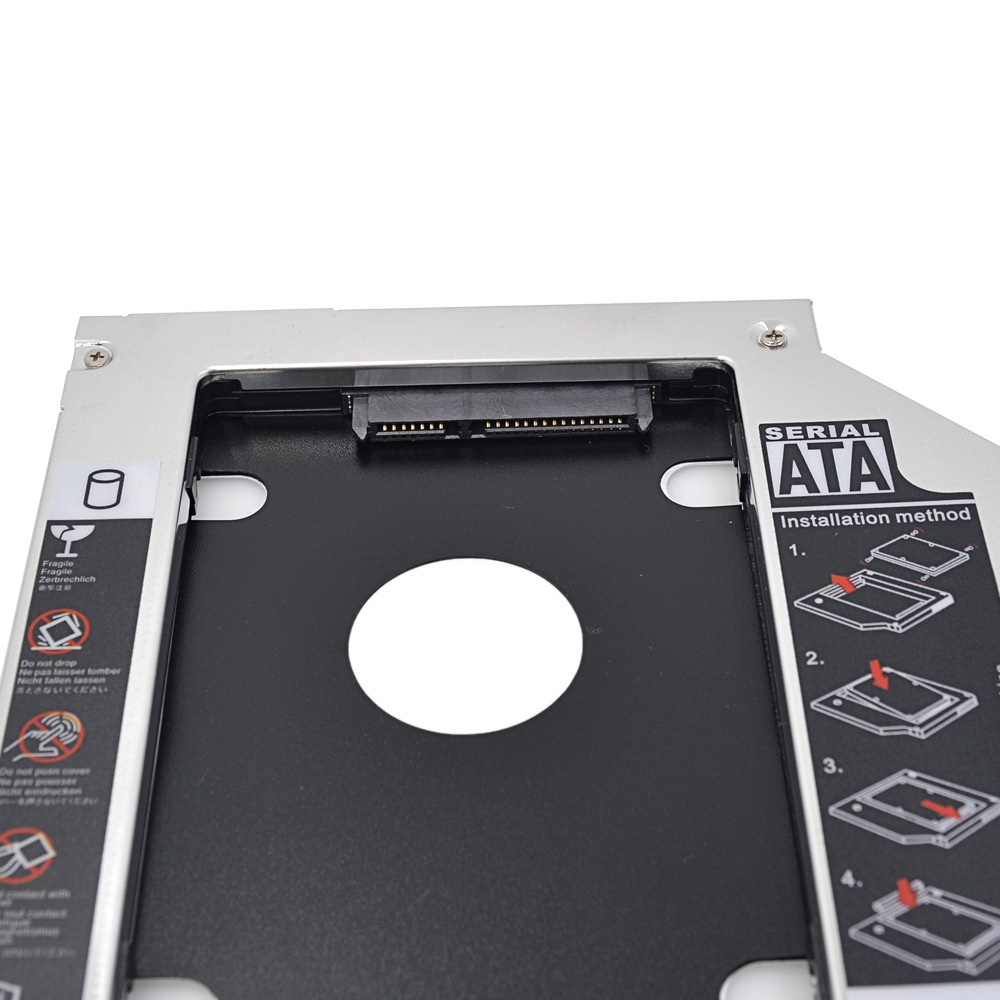 Hdd caddy 9,5 мм 12,7 мм для ноутбука второй hdd caddy