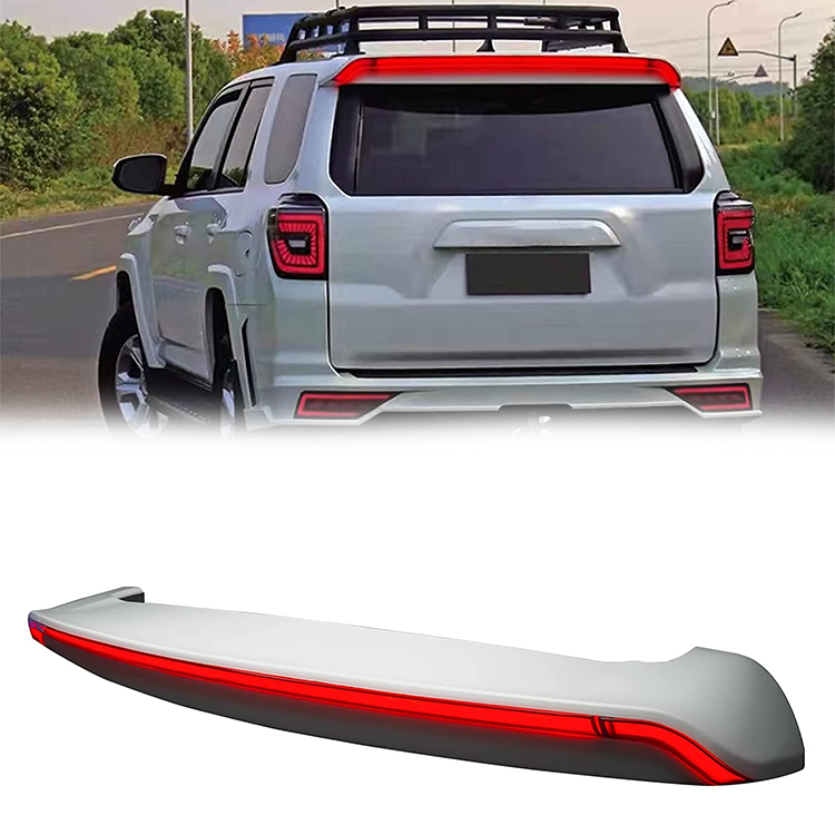 Spedking задний спойлер для 2010-2022 Toyota 4runner задний спойлер W/высокое положение стоп-сигналы поворотники