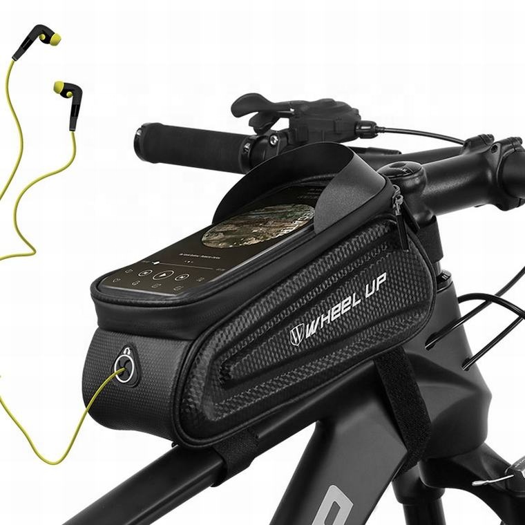 WHEEL UP waterproof bike bag bicycle frame bag cycling 7.0" Touch Screen
