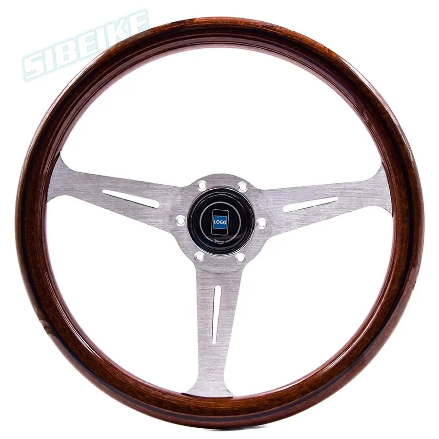 Classic Wood Style Steering Wheel Racing Car Wood Steering Wheel