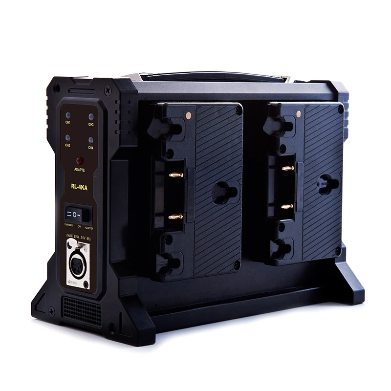 Rolux RL-4KA камера 4 канала Антон Бауэр крепление зарядное устройство для золотой Крепление камеры батареи