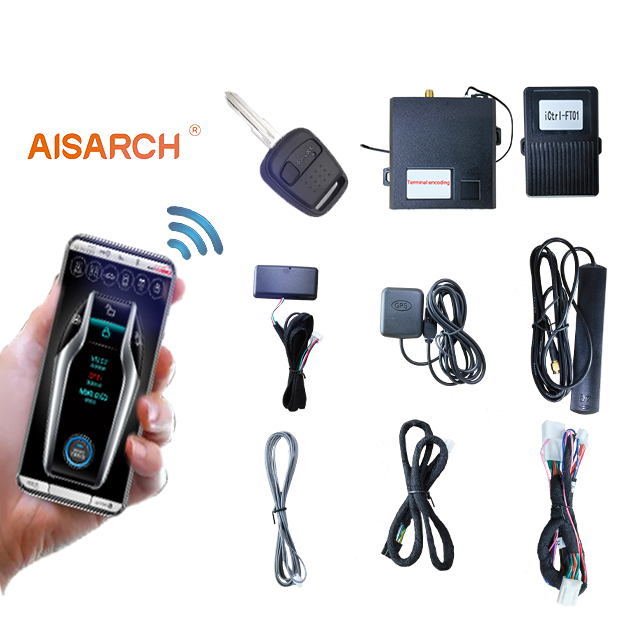 Gsm gps Автомобильная сигнализация с дистанционным запуском двигателя pke кнопка запуска и остановки двигателя бесключевой доступ удаленный запуск