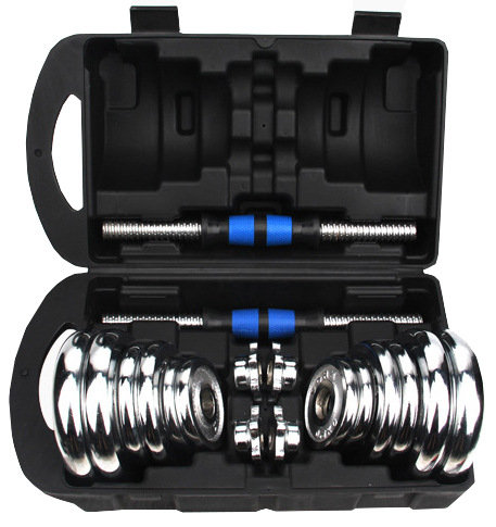 Free Weights 15/20/30/50kg Gym Equipment Adjustable Barbell and Dumbbell Set