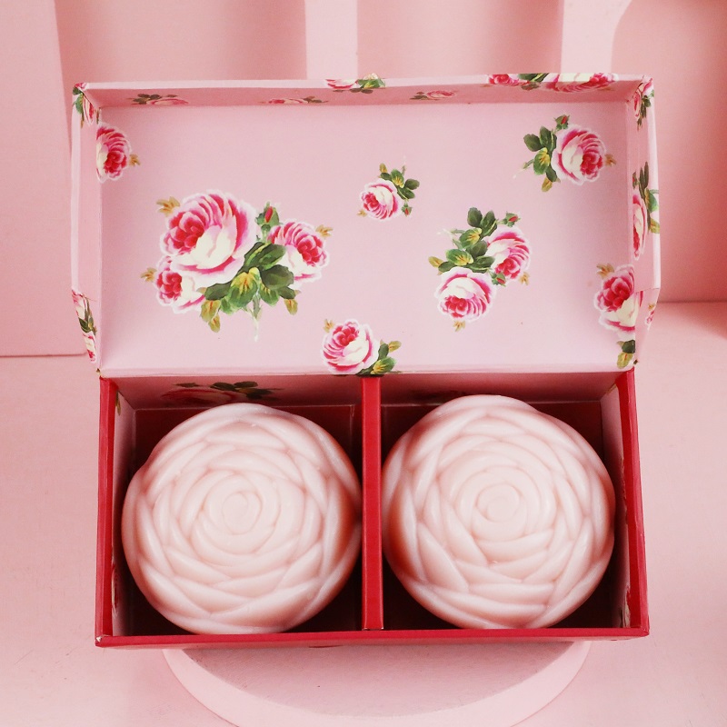 Wholesale handmade soap Bath soap manufacturer organic bubble rose shape bath soap