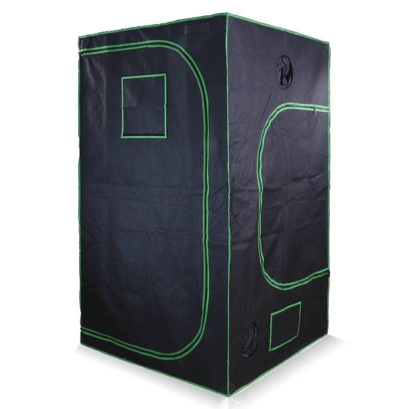 Green Hut Grow Tent 600D Mylar Hydroponic Indoor Grow Tent with Observation Window  Removable Floor Tray and Tool Bag for Indoor