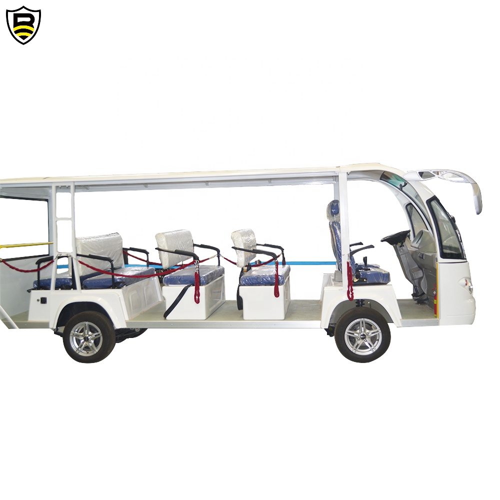Electric Tourist Sightseeing Bus 72V 8 Passenger Sightseeing Tourist Mini Buggy Bus & Car