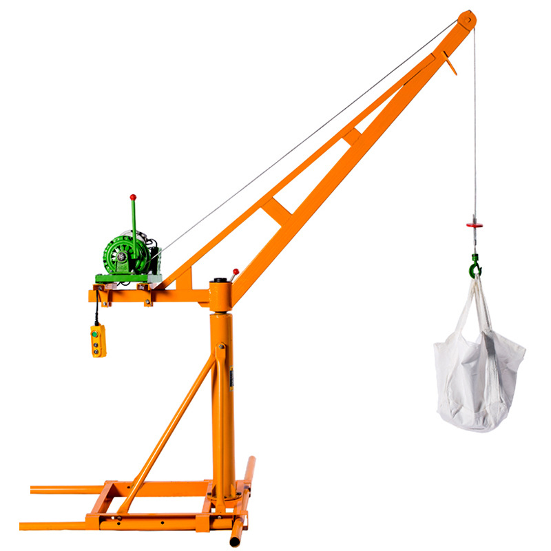 Top Seller Portable Small Lift Electric single double Rope Construction Crane