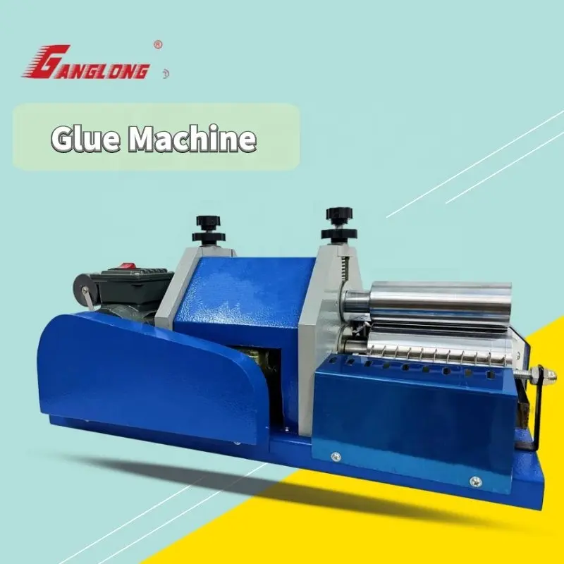 Factory Sell Well 370W Electric Small Box Gluing Machine For Leather Paper Shoes