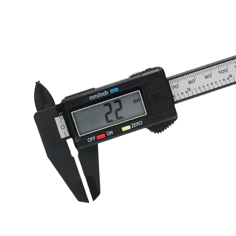6 ''LCD Цифровой Штангенциркуль с нониусом, микрометр программное средство Gauge Линейка 150 мм черный/серебристый