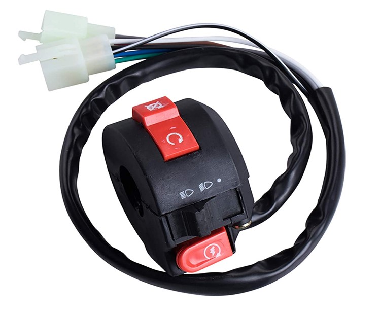3 Function Left Switch Assembly for 50cc 70 cc 90cc 110cc 125cc 150cc ATVs Quad 4 Wheelers Taotao SunL Coolster
