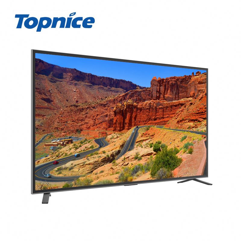 Новый дизайн закаленное стекло LCD TV 65 дюймов Большой размер плоский экран Заводская распродажа телевизор