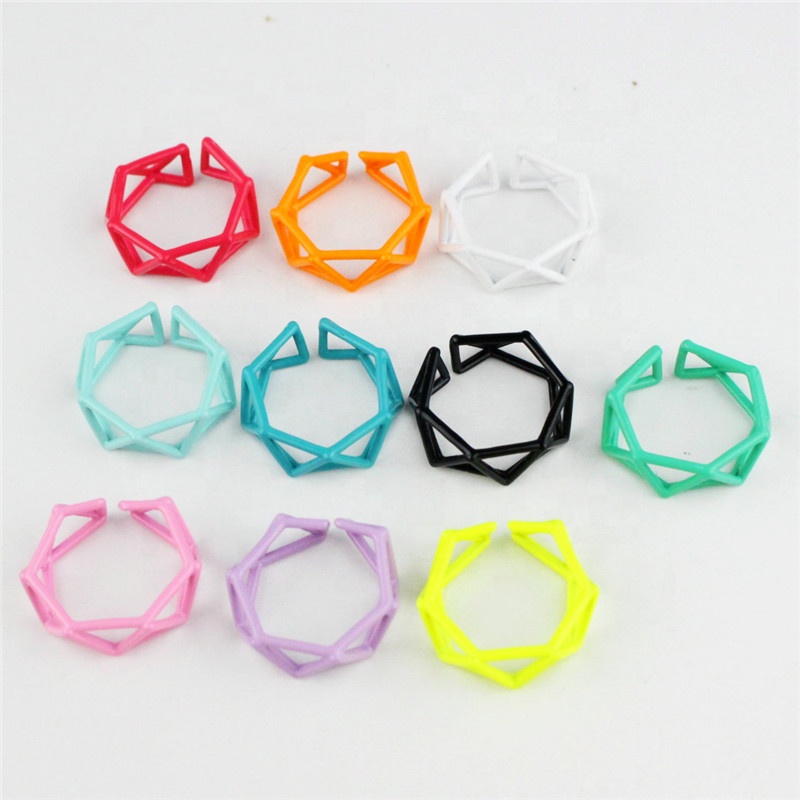 CH-CKR0070 New design color enamel ring,fashion adjustable ring,good quality enamel jewelry ring wholesale