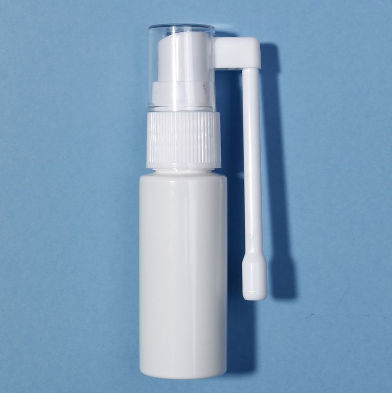 empty PET plastic 20ml Oral Spray Pump bottle for Pharmaceutical Products Packaging