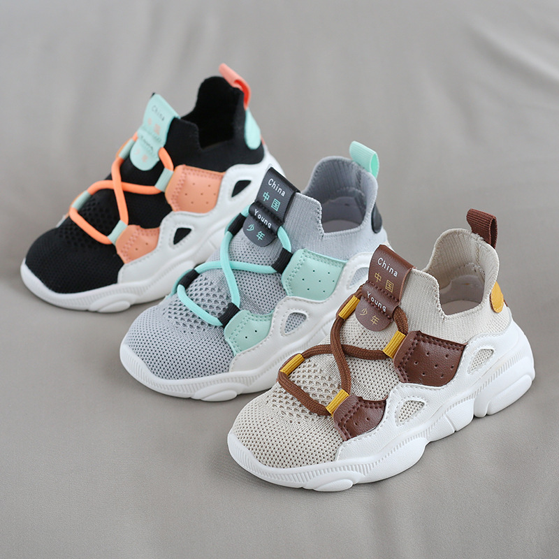 Comfortable Walking Casual Mesh Children's Tennis Breathable Fashion Footwear Kids Running Sports Shoes