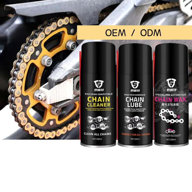 Custom your private logo anti rust motorcycle bike bicycle chain cleaner spray chain cleaner