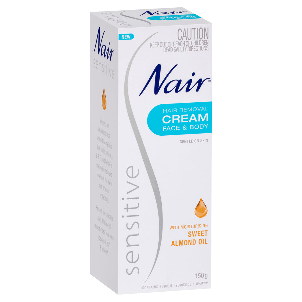 Нежный Nair чувствительный крем для удаления волос 150 г удаление тела для женщин для удаления чувствительные зоны