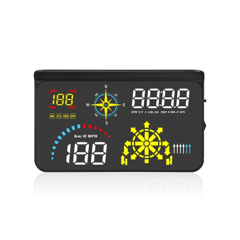 Высокое качество Q10 Автомобиль HUD GPS устройство для измерения скорости