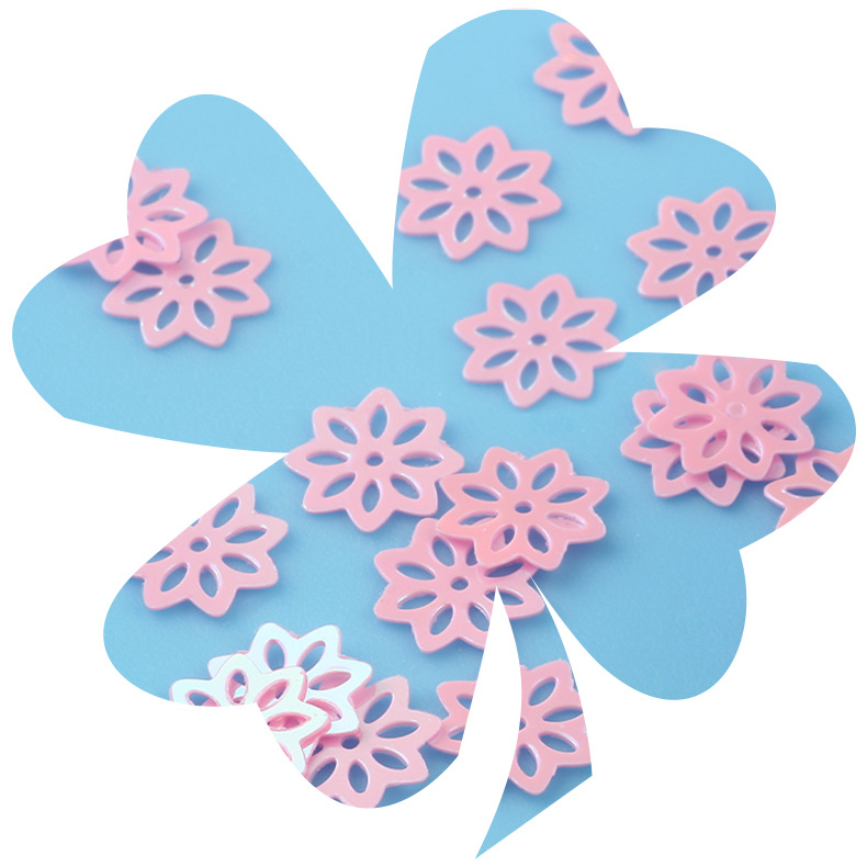 Wholesales 9mm Flowers Shape Paillettes Loose Sequins for Crafts DIY Sewing Nails Arts Manicure Sequin Wedding Christmas Decor