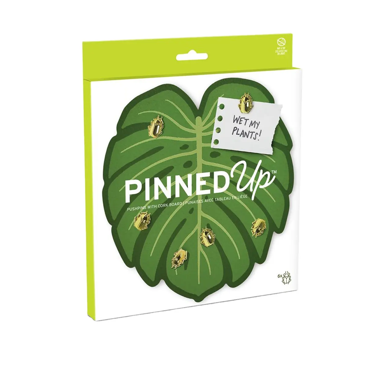 Plants Designed Memo Cork board With Push Pin