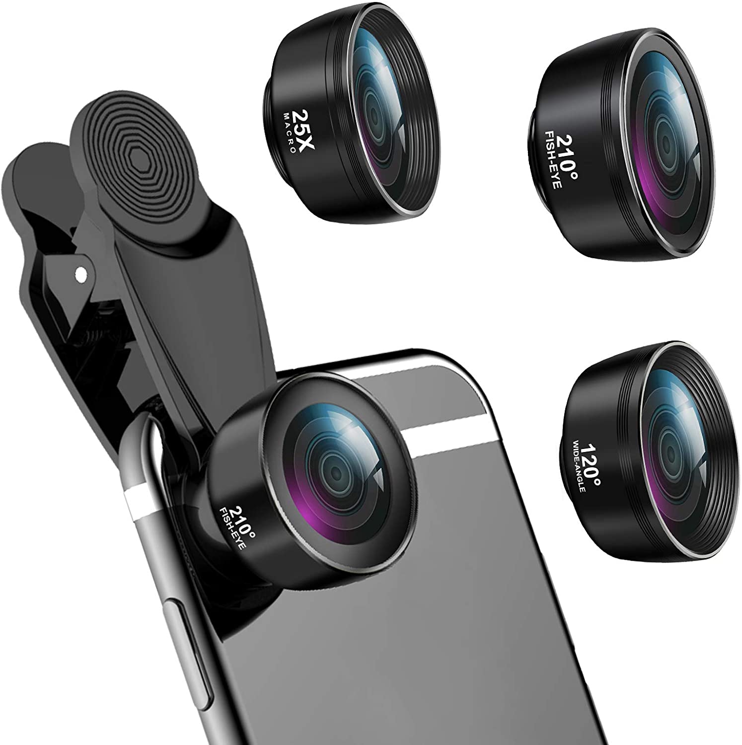 Высокое качество, Fisheye) с углом обзора камеры широкий угол микроскоп макро-объектив для камеры мобильного телефона