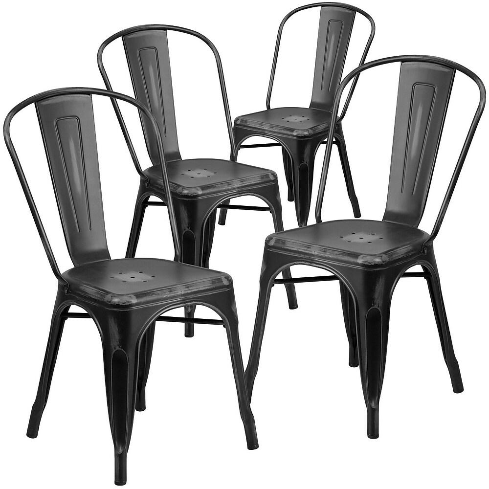 Silla Chairs Bistro Chair Dinning Metal for Restaurant Black Green Quantity Red White Blue Packing Room Modern Furniture