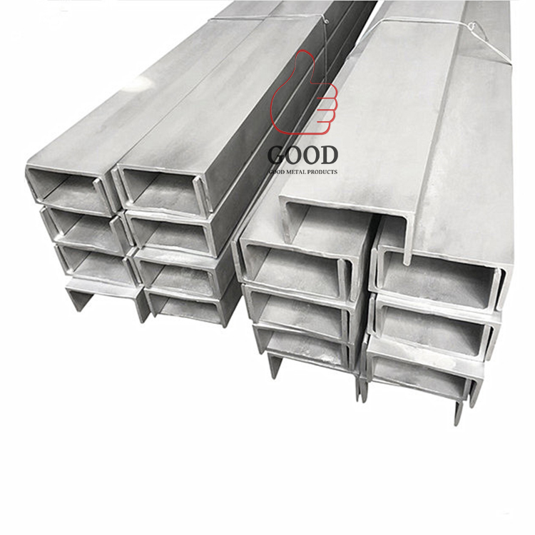 High quality support ASTM 201 304 316 stainless steel U C channel manufacturer
