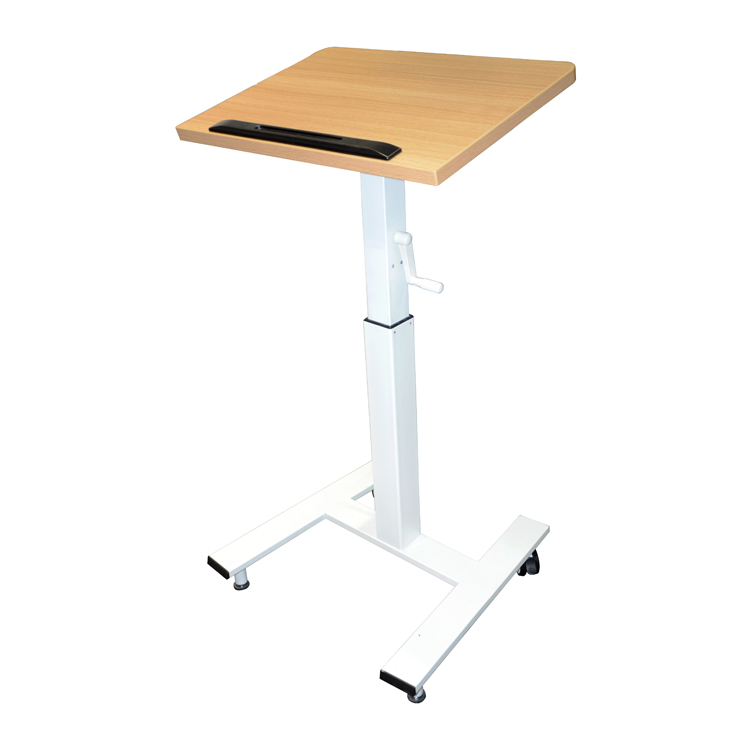 Modern new design Height adjustable lift desk customized studying work speech desk