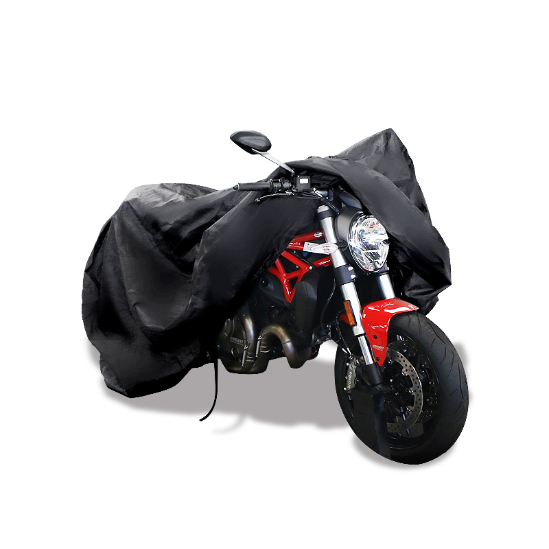 Motorcycle Shelter Cover Peixu Strong Frame Motorbike Garage Waterproof 190T Waterproof Silver Coated Polyester 100%tested