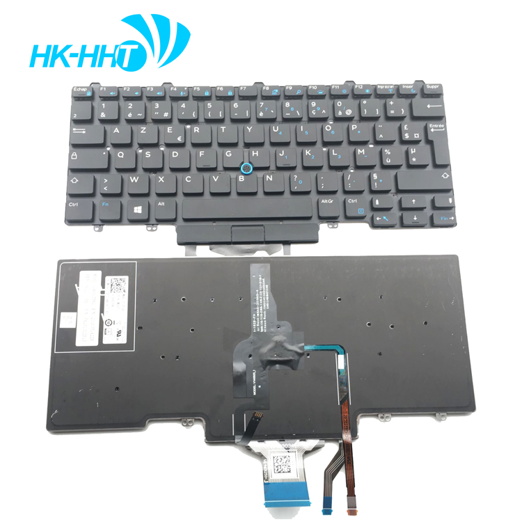 Новая Подлинная AZERTY клавиатура для Dell Latitude E5450 E7450 E7470 7480 Французская клавиатура Clavier