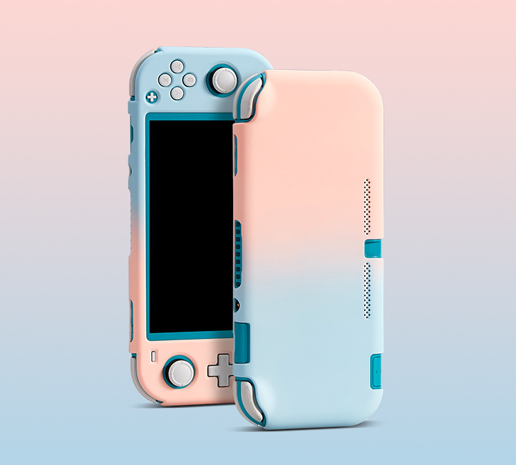 Защитный чехол разных цветов для Nintendo Switch Lite, чехол NX NS Lite, задняя крышка, чехол для джойстика