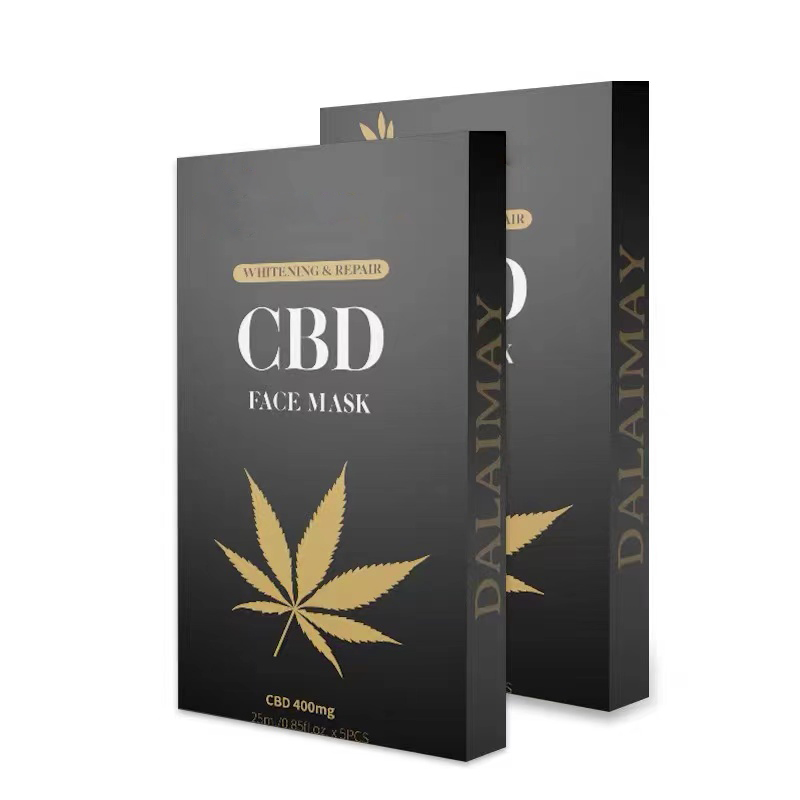 Маска CBD конопляная Заводская отбеливающая маска увлажняющая натуральная Органическая конопляная маска конопляные продукты