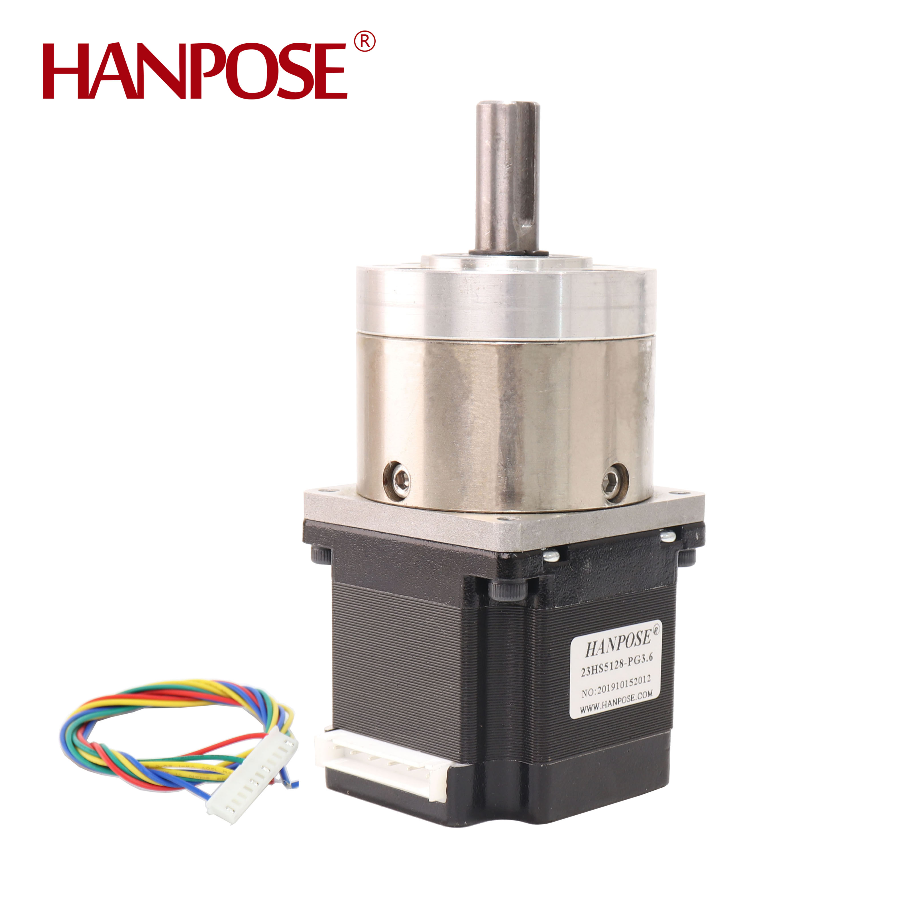 23hs5128-pg 101NCM NEMA23 соотношение шагового двигателя 3,6-1 4-1 4,25-1 дополнительный планетарный шаговый двигатель