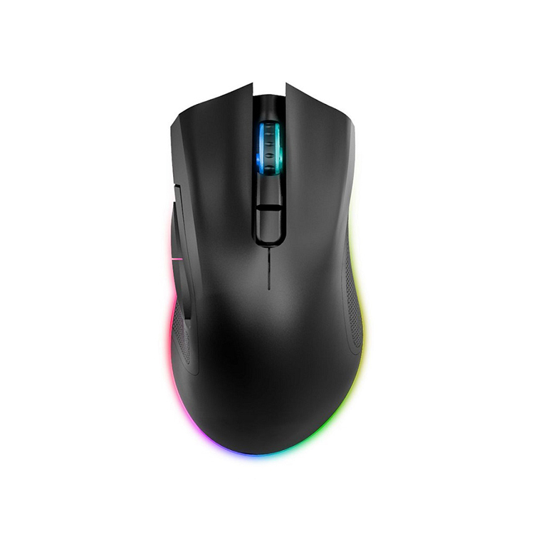 Перезаряжаемая подходящая цена Высокое качество 7 клавиш Rgb мышь беспроводная и Проводная Двухрежимная игровая мышь