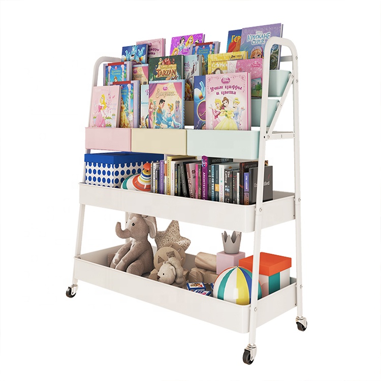 Removable plastic storage rack, brand new children's toy rack, picture book rack