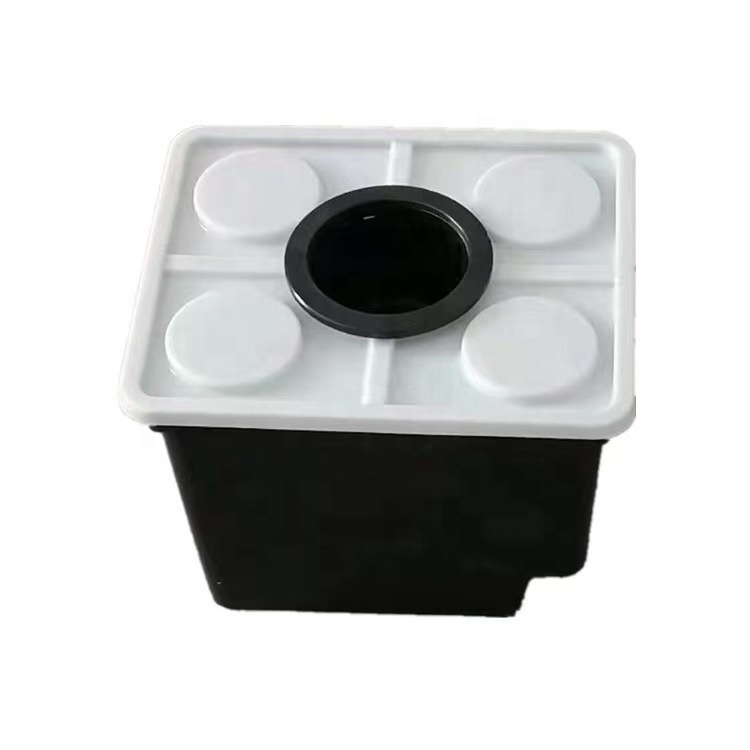 PP 11L Standard Size Farm Used Hydroponic Strawberries Tomatoes Planting Grow System Hydroponic Square Dutch Bucket