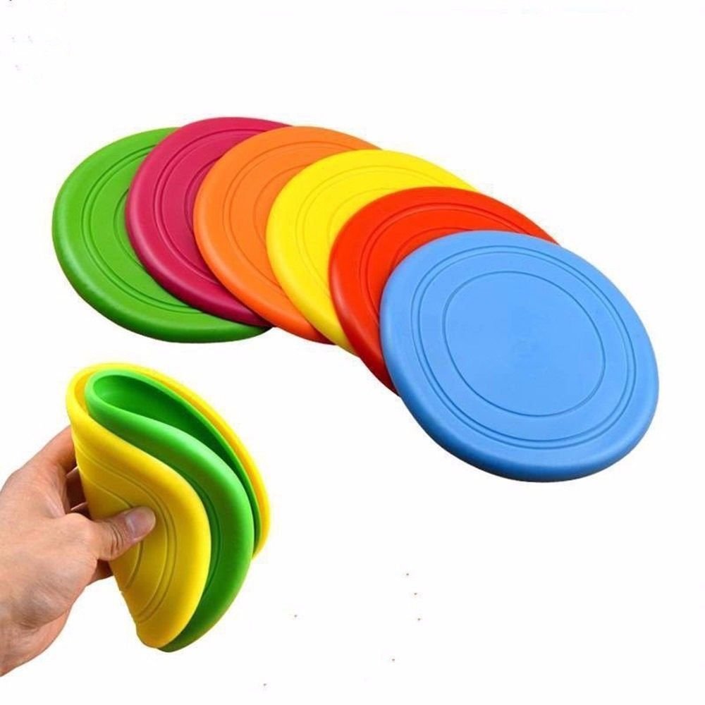 Pet Training Supplies Throwing Educational Toys Dog Training Silicone Floppy Disk