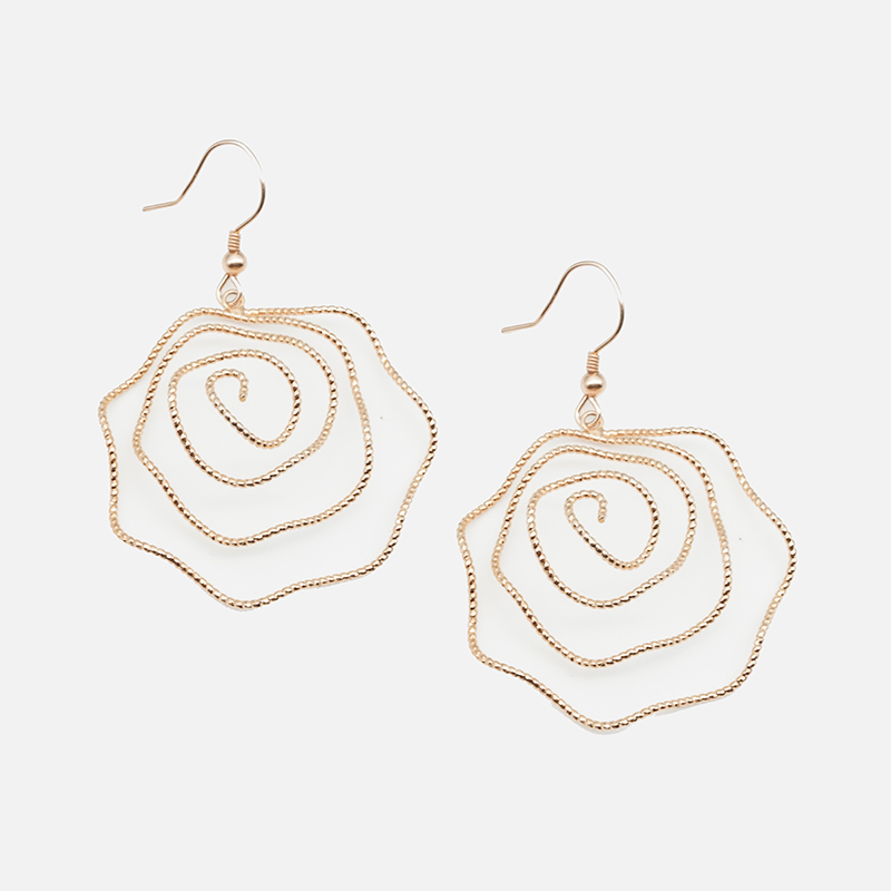 Fashion Jewelry Gold Plated Costume Earring Top Quality Europe America Style Women Dropping Earrings